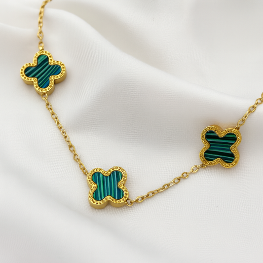 Emerald Clover Charm