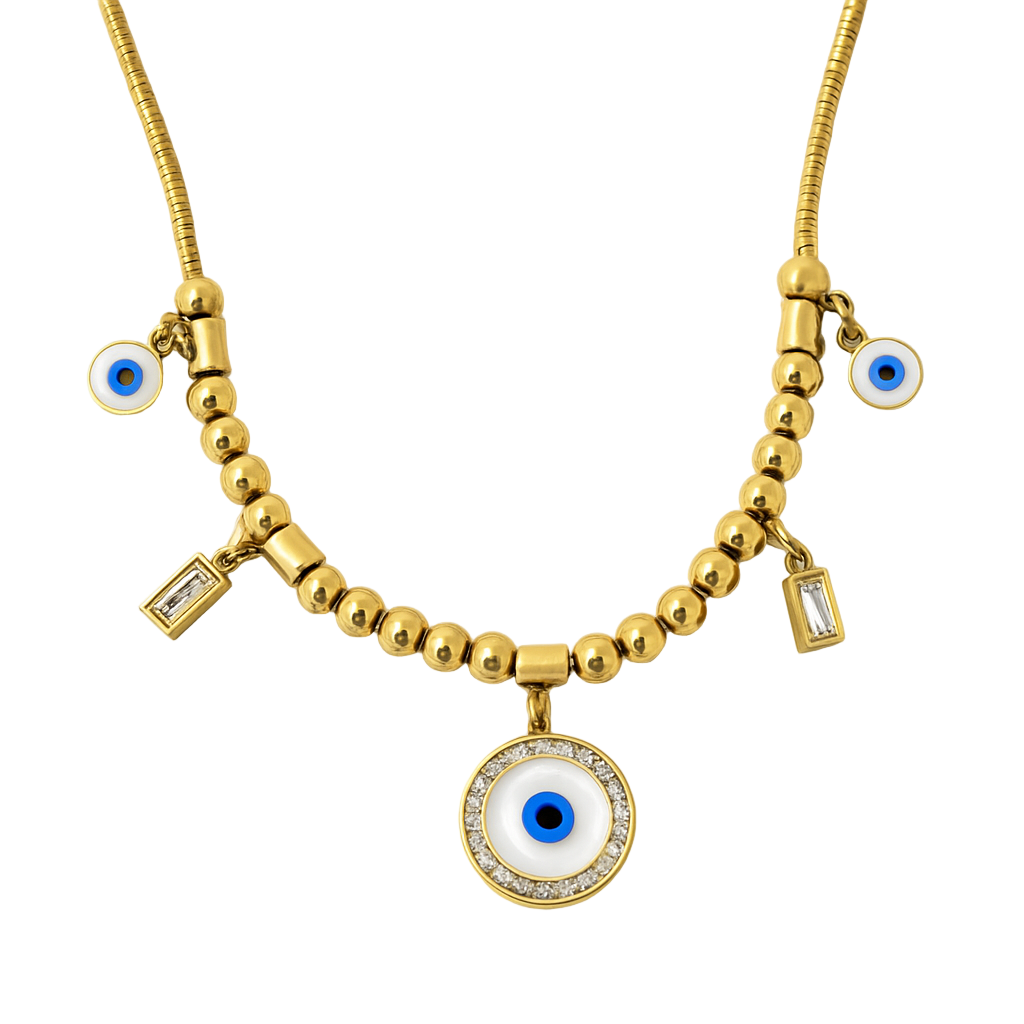 Evil Eye Beaded Charm