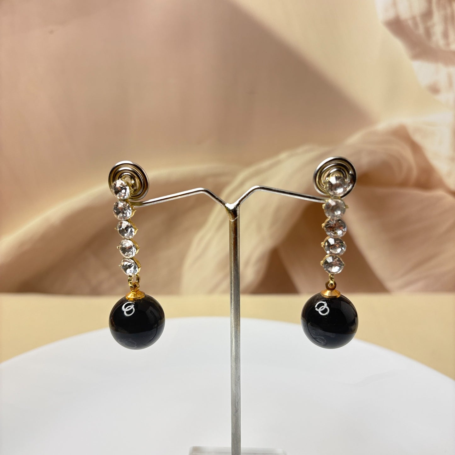 Midnight Spark Drop Earrings