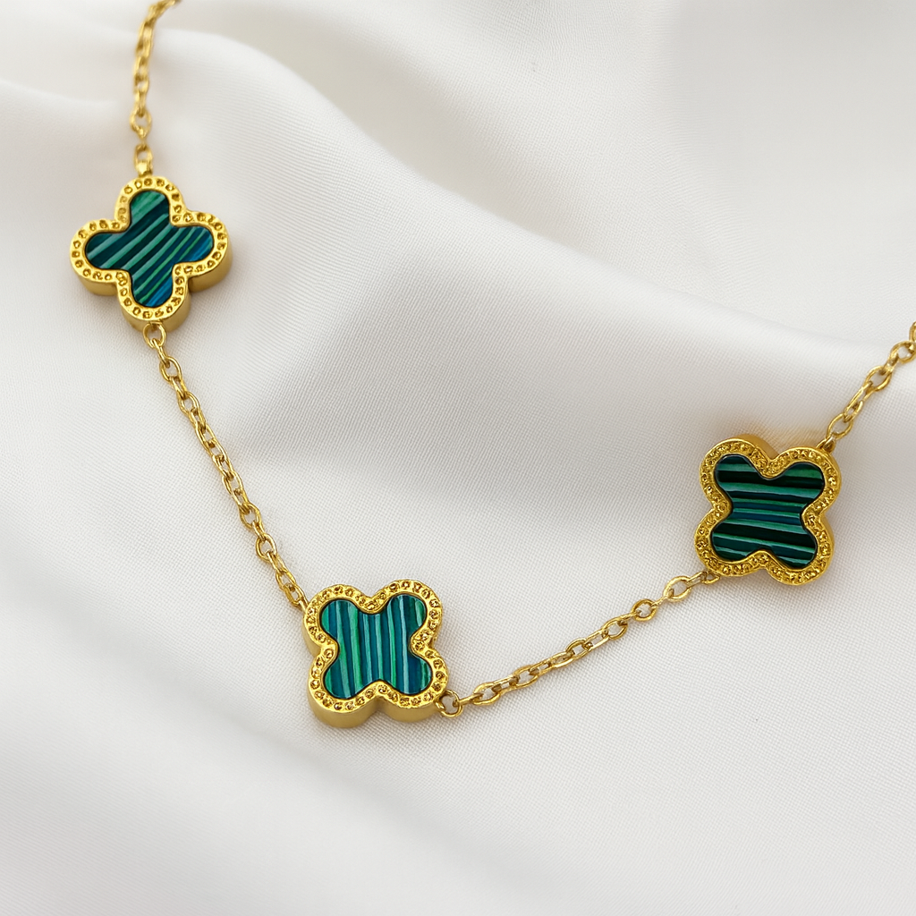 Emerald Clover Charm