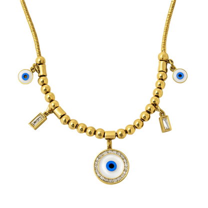 Evil Eye Beaded Charm