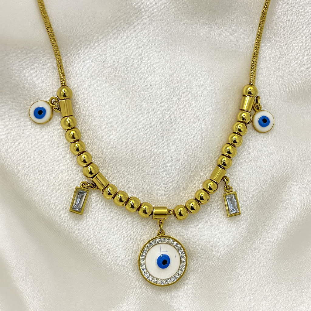 Evil Eye Beaded Charm