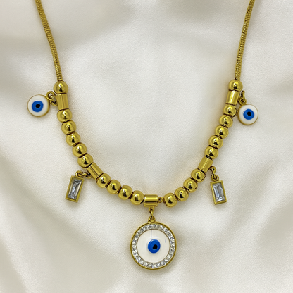 Evil Eye Beaded Charm