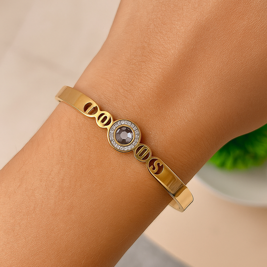 Golden Eclipse Bangle