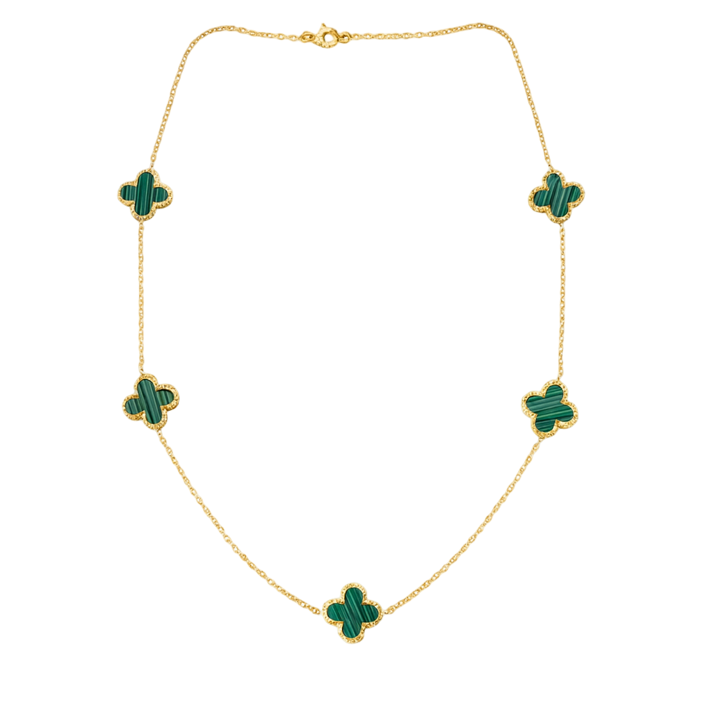 Emerald Clover Charm