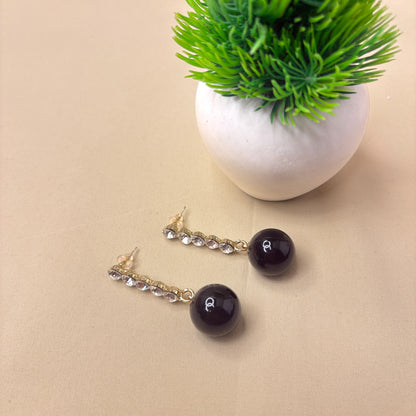 Midnight Spark Drop Earrings