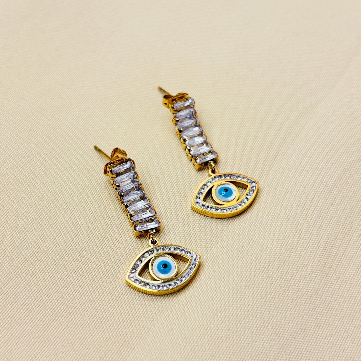 Mystic Evil Eye Dangle Earrings