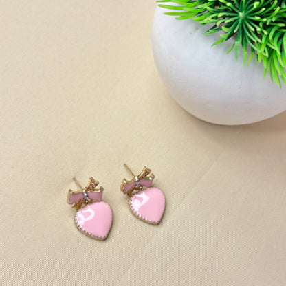 Sweetheart Bow Studs