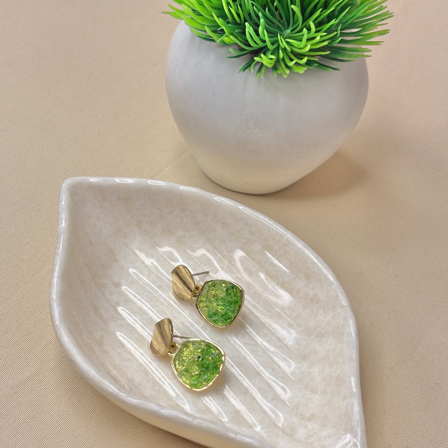 Emerald Glow Earrings