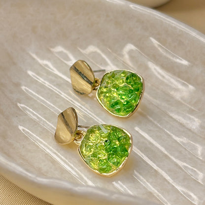 Emerald Glow Earrings