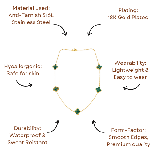 Emerald Clover Charm