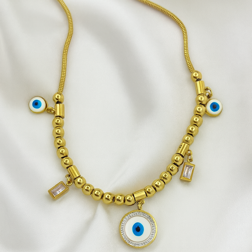 Evil Eye Beaded Charm