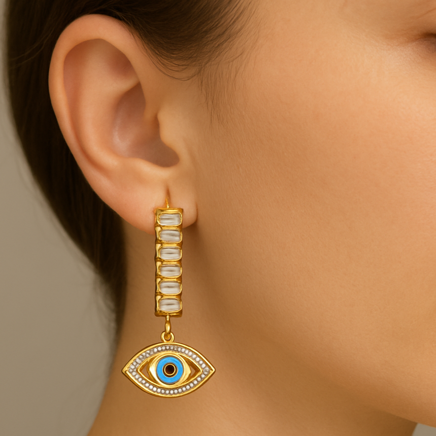 Mystic Evil Eye Dangle Earrings