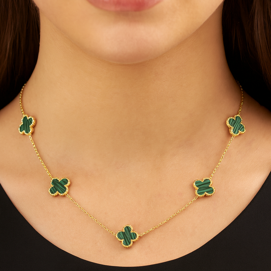 Emerald Clover Charm